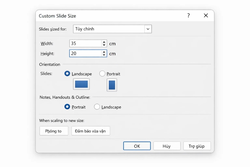 Cách chuyển tỷ lệ 4:3 sang 16:9 PowerPoint 365 14 Cách chuyển tỷ lệ 4:3 sang 16:9 PowerPoint 365 14