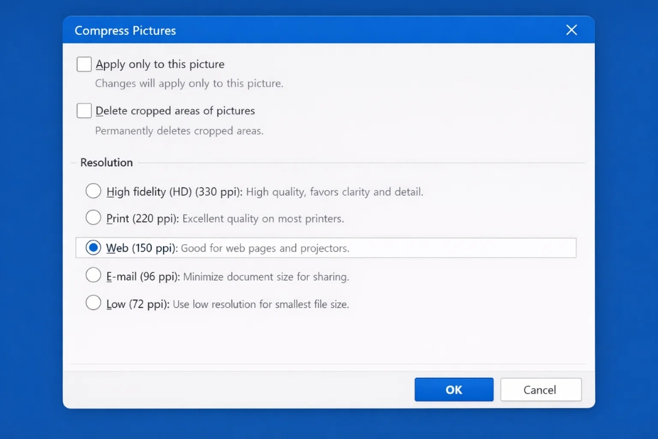 Cách nén video và tối ưu dung lượng PowerPoint 2016 12