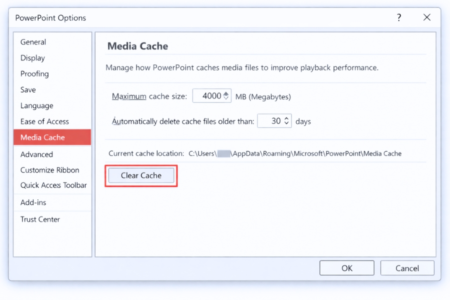 Cách nén video và tối ưu dung lượng PowerPoint 365