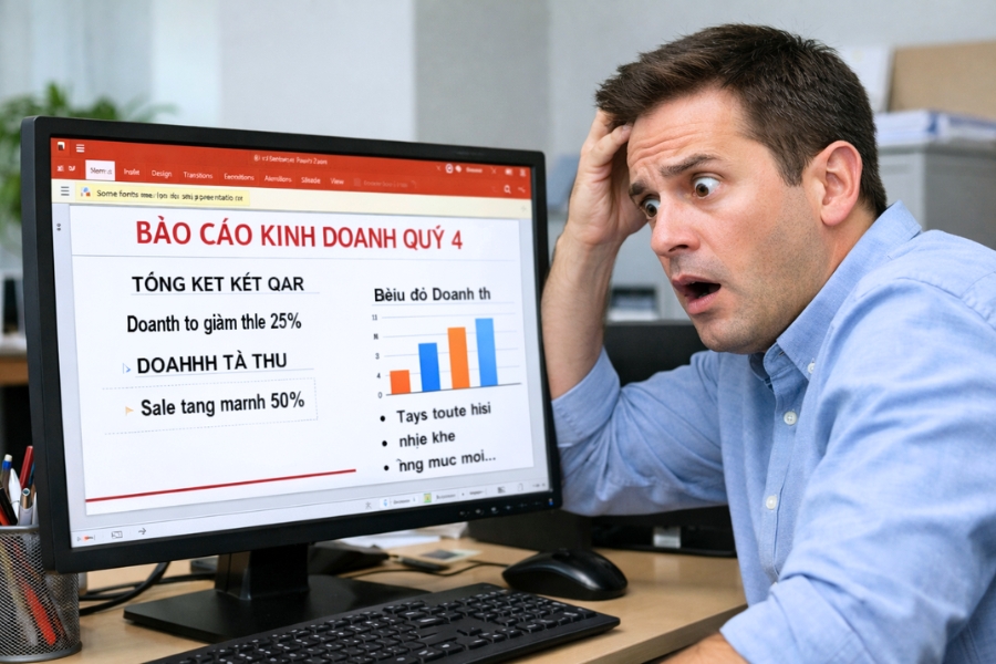 Cách nhúng font chữ để tránh lỗi PowerPoint 2016