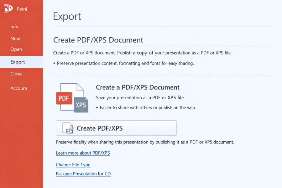 Cách nhúng font chữ để tránh lỗi PowerPoint 2016