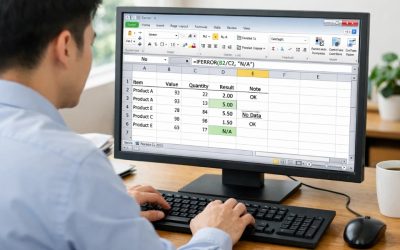Cách sử dụng IFERROR xử lý lỗi Excel 2010