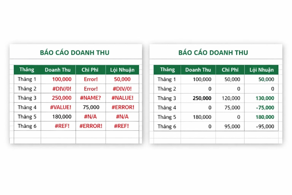 Cách sử dụng IFERROR xử lý lỗi Excel 2021 11