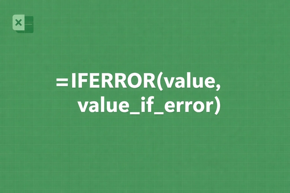 Cách sử dụng IFERROR xử lý lỗi Excel 365 1