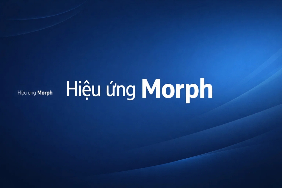 Cách sử dụng Morph Transition PowerPoint 365 12
