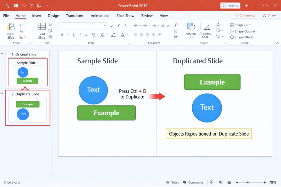Cách sử dụng Morph Transition trong PowerPoint 2019