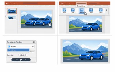 Cách sử dụng Morph Transition trong PowerPoint 2019