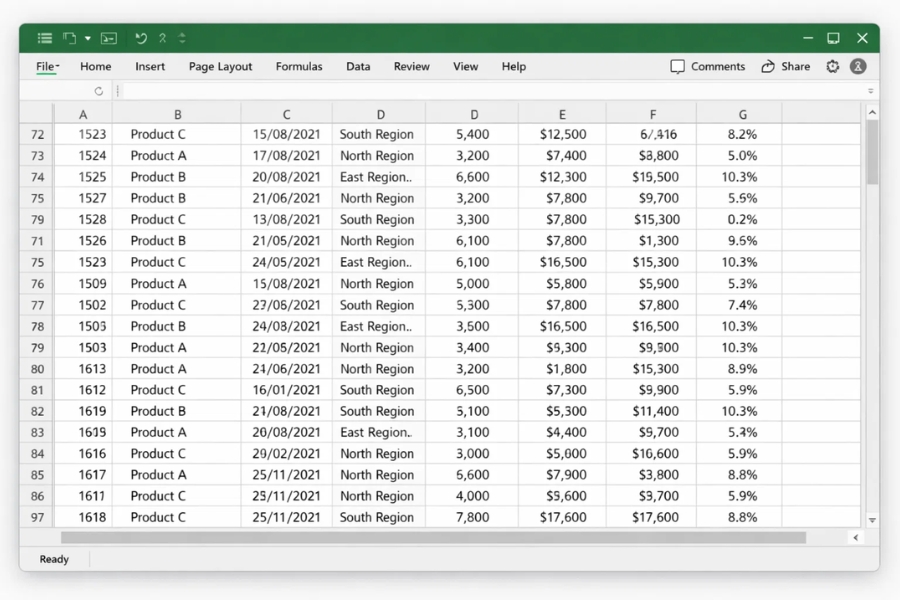 Cách thực hiện Freeze Panes cố định tiêu đề trong Excel 365 5
