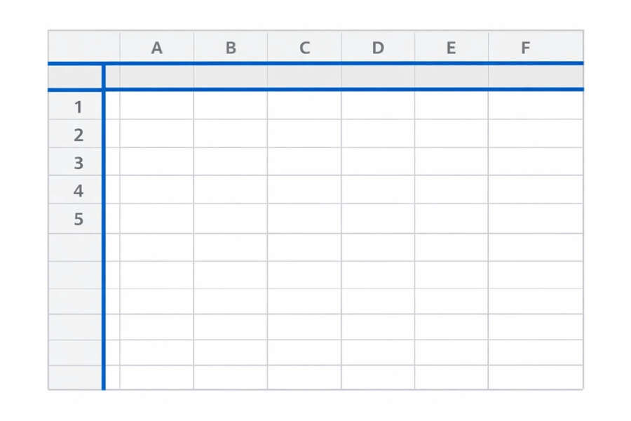 Cách thực hiện Freeze Panes để cố định tiêu đề trong Excel 2019 7
