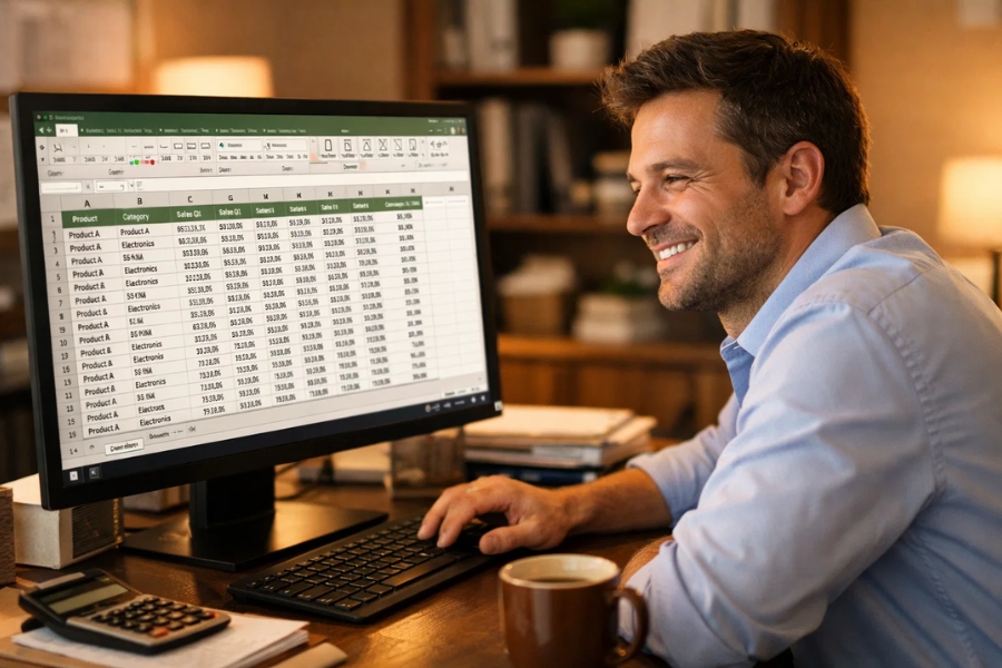 Cách thực hiện Freeze Panes để cố định tiêu đề trong Excel 2019 8