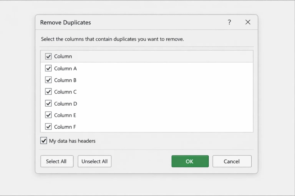 Cách thực hiện Remove Duplicates Excel 2019 19 Cách thực hiện Remove Duplicates Excel 2019 19