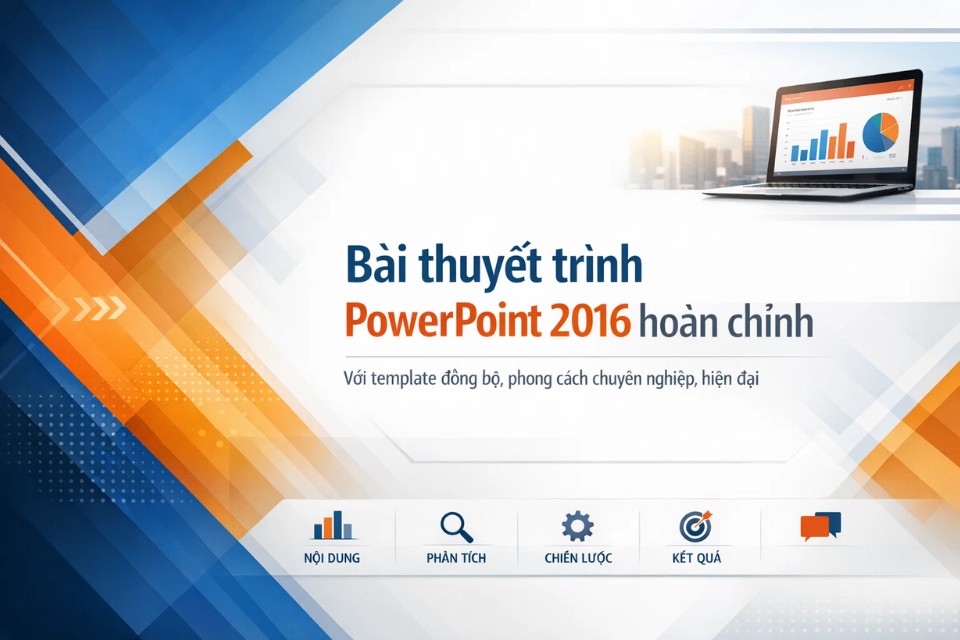 Cách thực hiện Slide Master để tạo template PowerPoint 2016