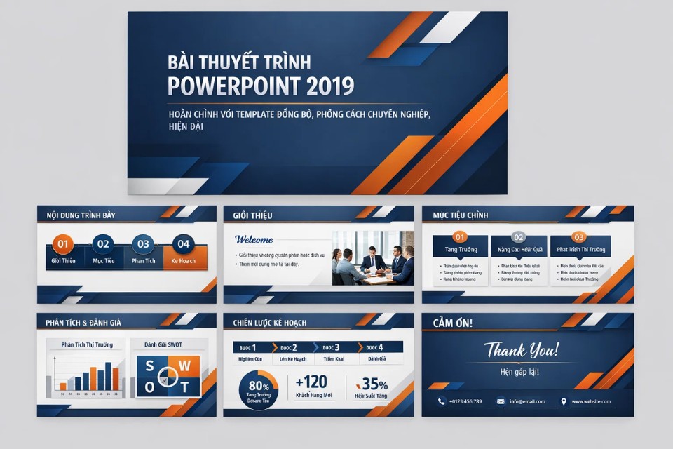 Cách thực hiện Slide Master để tạo template PowerPoint 2019