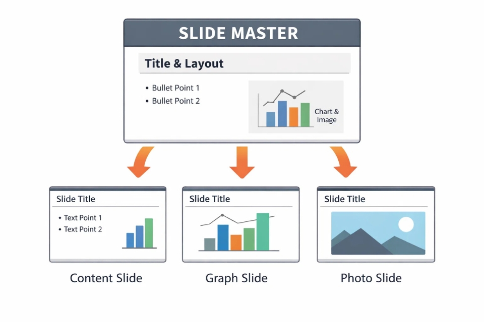 Cách thực hiện Slide Master tạo template PowerPoint 2010 1