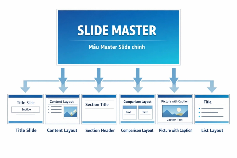 Cách thực hiện Slide Master tạo template PowerPoint 2010 3