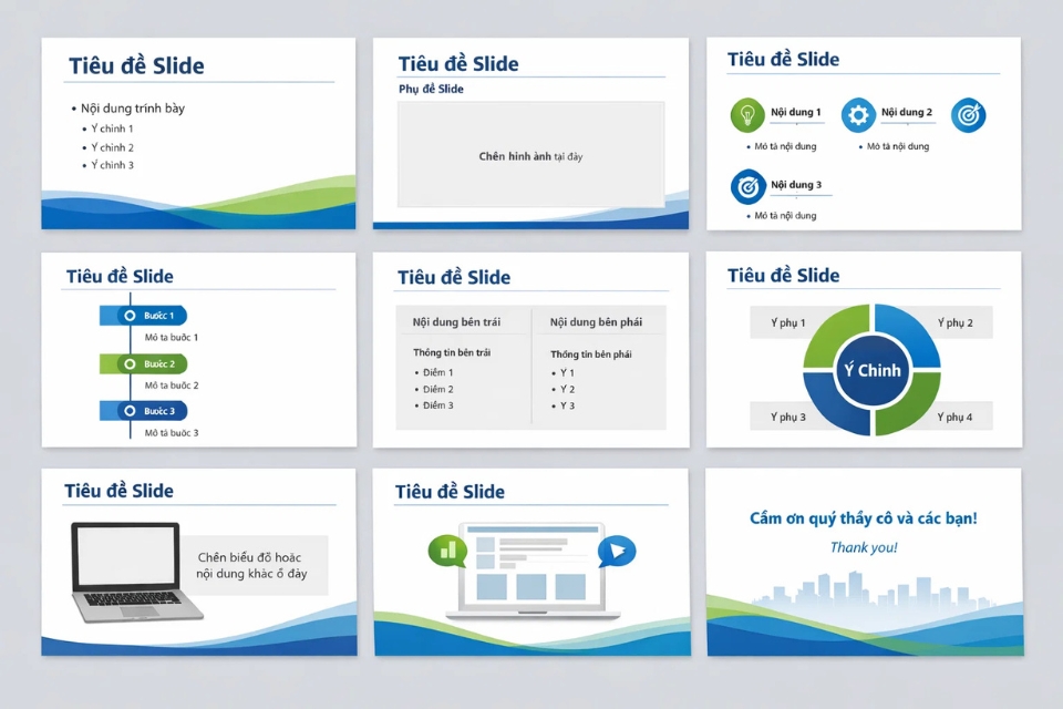 Cách thực hiện Slide Master tạo template PowerPoint 2010 7