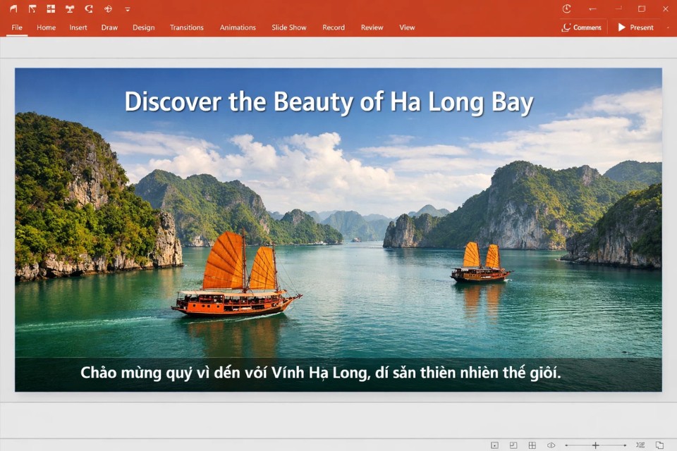 Cách thực hiện Subtitle khi trình chiếu PowerPoint 365 4 Cách thực hiện Subtitle khi trình chiếu PowerPoint 365 4