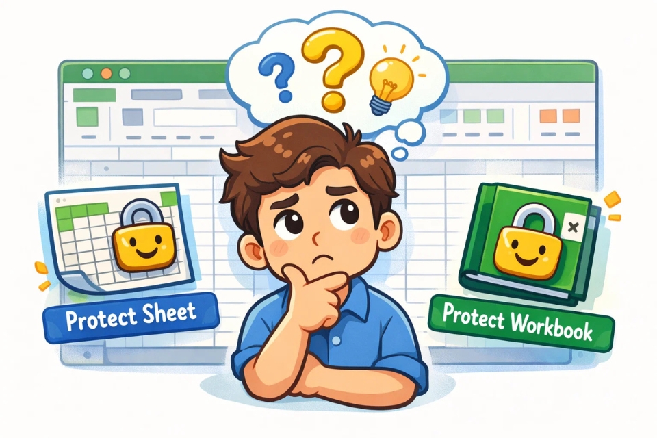 Cách thực hiện bảo vệ Sheet/Workbook Excel 2010 9