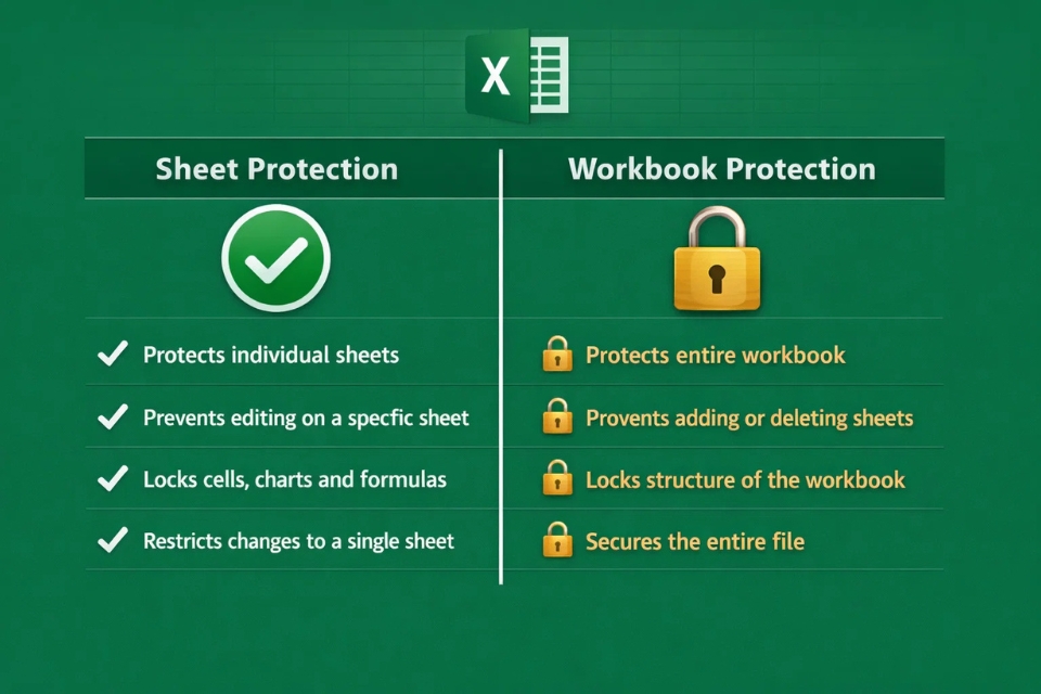 Cách thực hiện bảo vệ Sheet/Workbook Excel 2019 18