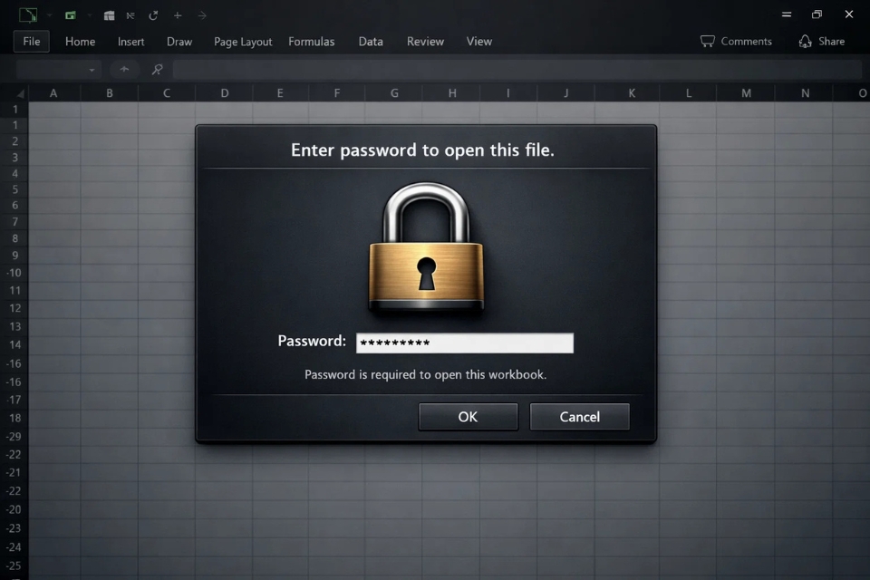 Cách thực hiện bảo vệ Sheet/Workbook Excel 365 13