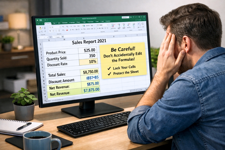 Cách thực hiện bảo vệ SheetWorkbook trong Excel 2021