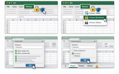 Cách thực hiện bảo vệ Sheet/Workbook trong Excel 2021