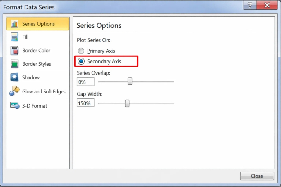 Cách thực hiện biểu đồ và trục phụ Excel 2010 11 Cách thực hiện biểu đồ và trục phụ Excel 2010 11