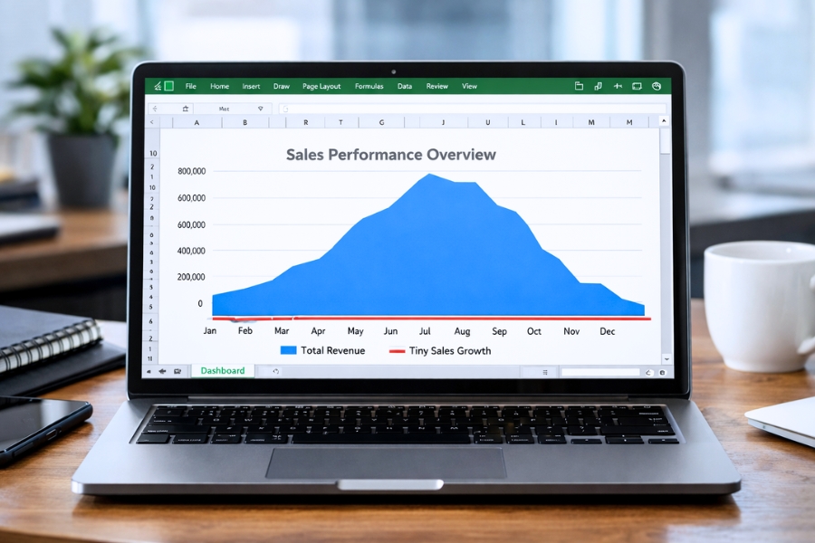 Cách thực hiện biểu đồ và trục phụ trong Excel 2019 1 Cách thực hiện biểu đồ và trục phụ trong Excel 2019