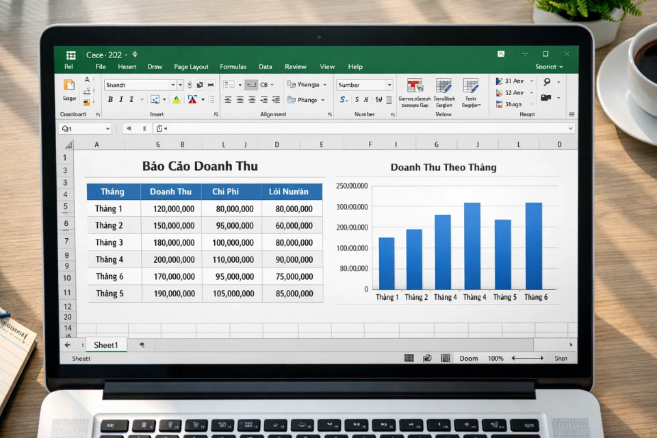 Cách thực hiện biểu đồ và trục phụ trong Excel 2021