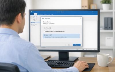 Cách thực hiện thêm tài khoản IMAP/POP3 Outlook 2016