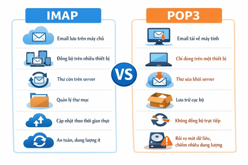 Cách thực hiện thêm tài khoản IMAP/POP3 Outlook 2016 18 Cách thực hiện thêm tài khoản IMAP/POP3 Outlook 2016 18