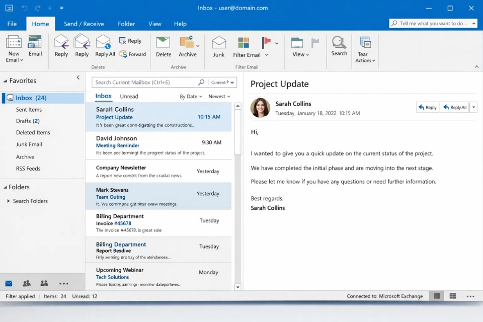 Cách thực hiện thêm tài khoản IMAP/POP3 Outlook 2016 10 Cách thực hiện thêm tài khoản IMAP/POP3 Outlook 2016 10