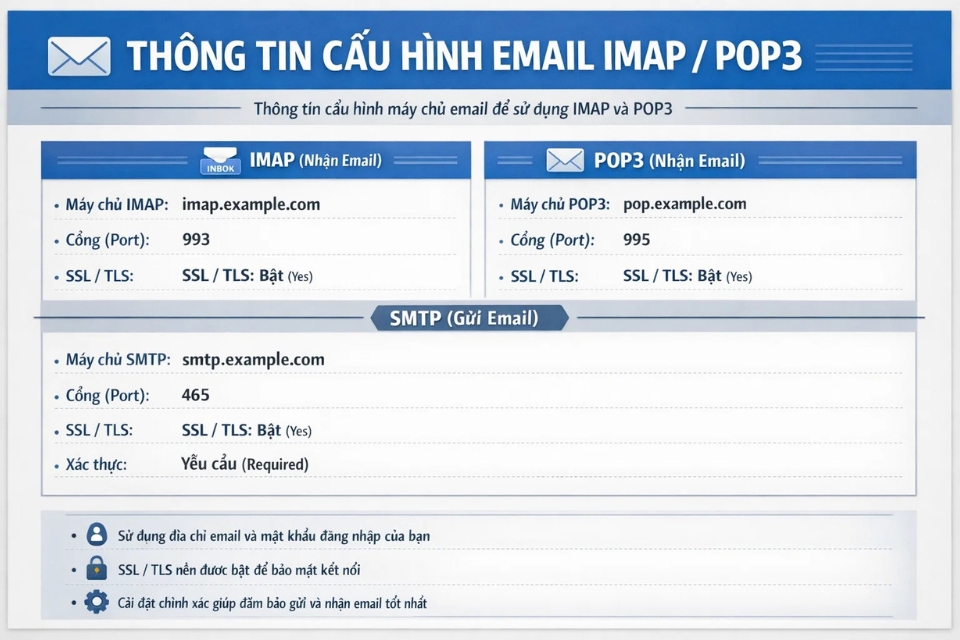 Cách thực hiện thêm tài khoản IMAP/POP3 Outlook 2016 11 Cách thực hiện thêm tài khoản IMAP/POP3 Outlook 2016 11