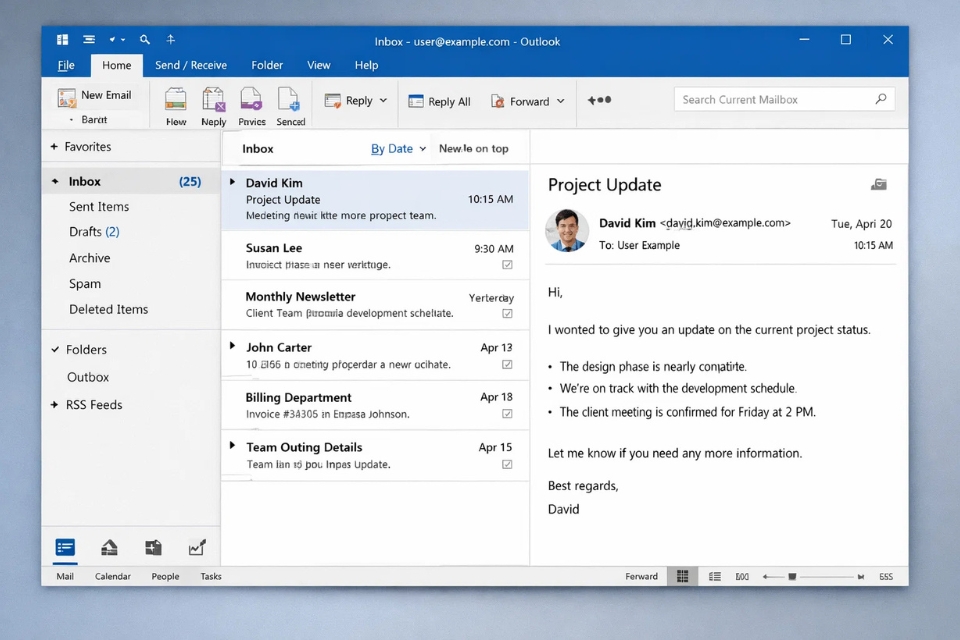 Cách thực hiện thêm tài khoản IMAP/POP3 Outlook 2019 1 Cách thực hiện thêm tài khoản IMAP/POP3 Outlook 2019 1