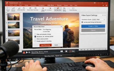 Blog 1 Cách thực hiện xuất video MP4 từ PowerPoint 365