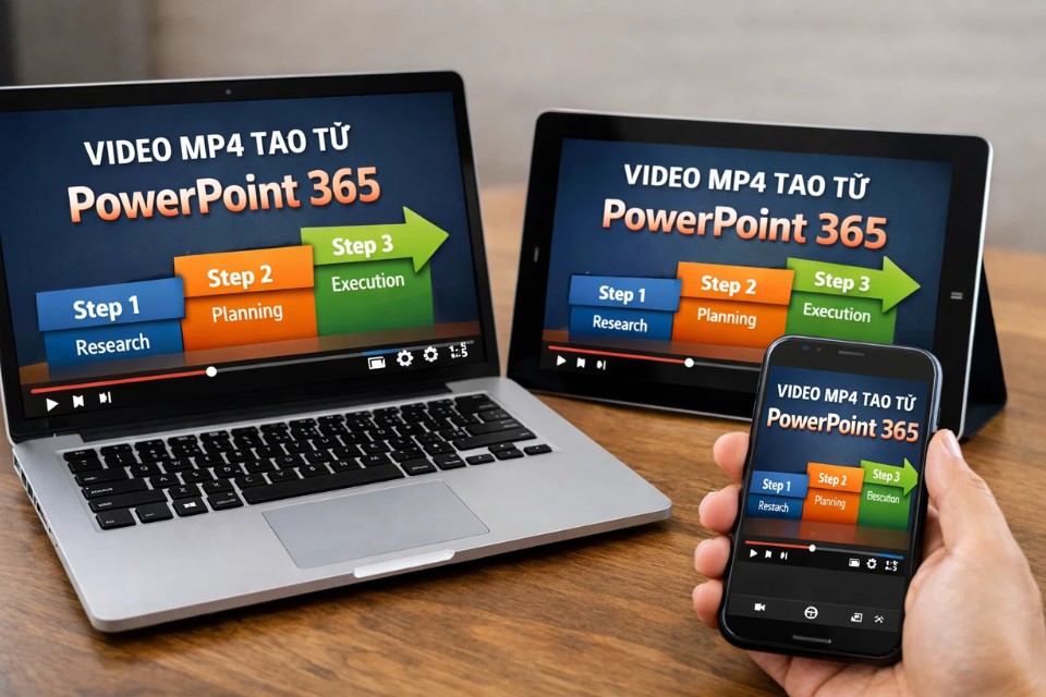 Cách thực hiện xuất video MP4 từ PowerPoint 365 1