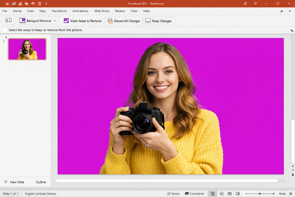 Cách xóa nền (Remove Background) trong PowerPoint 2021 5