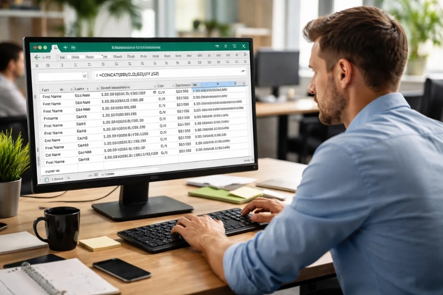 Hướng dẫn sử dụng hàm TEXTJOIN để nối chuỗi trong Excel 2021 – dễ hơn bạn tưởng rất nhiều 7 Hướng dẫn sử dụng hàm TEXTJOIN để nối chuỗi trong Excel 2021 – dễ hơn bạn tưởng rất nhiều 7
