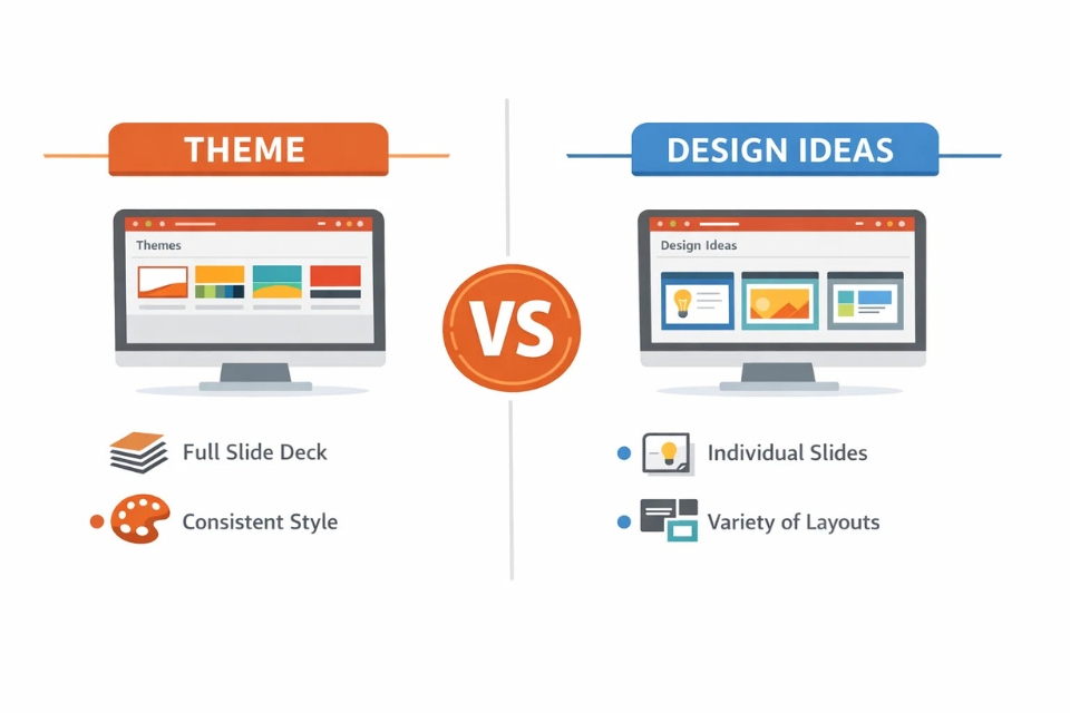 Cách sử dụng Design Ideas PowerPoint 365 4