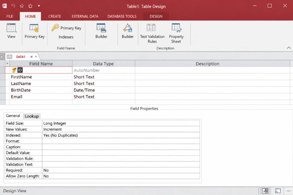 Cách Tạo Mối Quan Hệ (Relationships) Trong Access 2016 3
