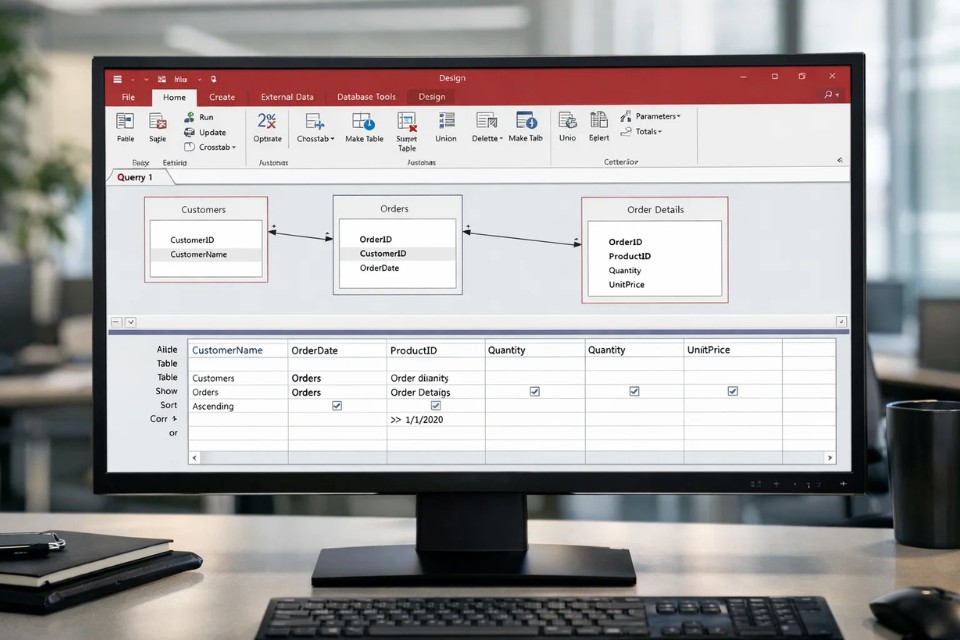 Cách Tạo Mối Quan Hệ (Relationships) Trong Access 2016 1