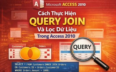 Cách Thực Hiện Query Join Và Lọc Dữ Liệu Trong Access 2010