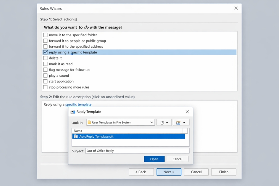 Cách Thực Hiện Tự Động Trả Lời (Out Of Office) Outlook 2019