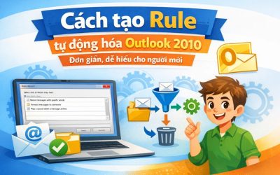 Cách tạo Rule tự động hóa Outlook 2010 đơn giản, dễ hiểu cho người mới