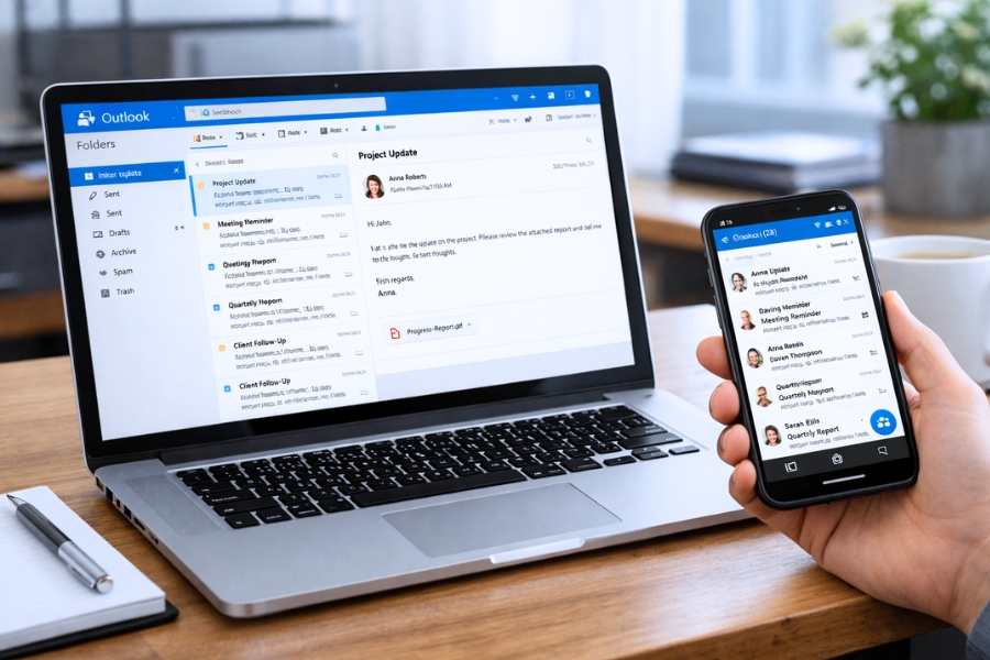 Cách thêm tài khoản IMAP/POP3 trong Outlook 365 8 Cách thêm tài khoản IMAPPOP3 trong Outlook 365