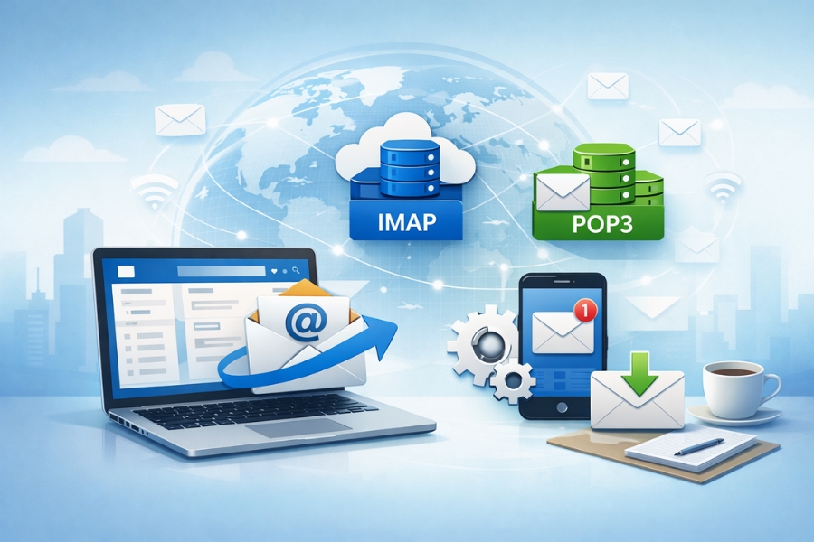 Cách thêm tài khoản IMAPPOP3 trong Outlook 365