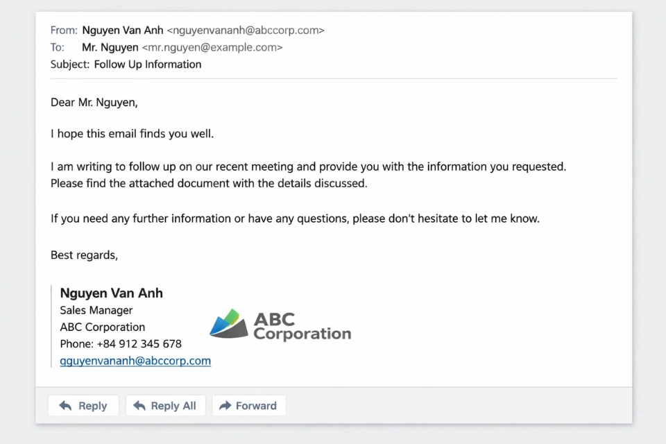 Cách thực hiện chữ ký email (Signature) Outlook 2016 11 Cách thực hiện chữ ký email (Signature) Outlook 2016 11