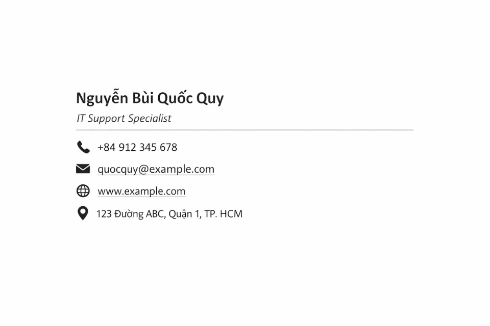 Cách thực hiện chữ ký email (Signature) Outlook 2019 8 Cách thực hiện chữ ký email (Signature) Outlook 2019 8