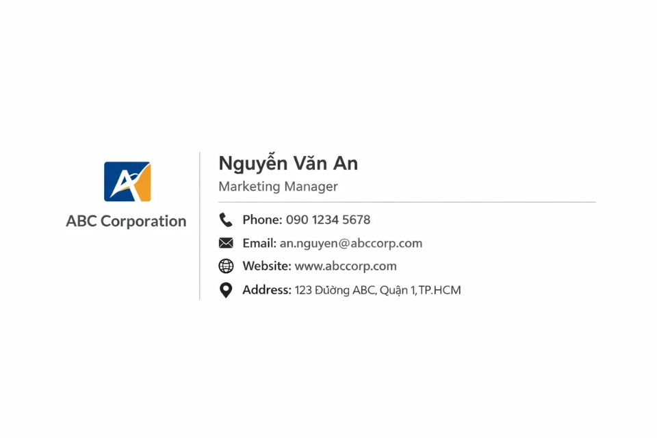 Cách thực hiện chữ ký email (Signature) Outlook 2019 9 Cách thực hiện chữ ký email (Signature) Outlook 2019 9