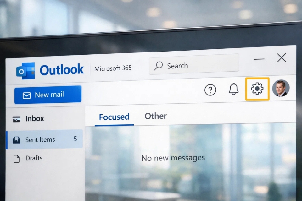 Cách thực hiện tự động trả lời (Out of Office) Outlook 365 5